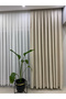 Luxury Linen Background Curtain 1/2.5 Medium Pleat - Cream - 3