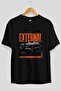 Car Series (90) Front Printed Black Oversized T-Shirt Men Women Cotton Crew Neck Tshirt - 2