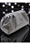 Women's Frequent Stone Embroidered Clutch Evening Bag. Evening Dress Bag - 6