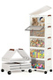 Storage Containers - 5-Layer Wheeled Storage Bins, Stackable Plastic Collapsible Storage Boxes - 2