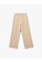 Women's Canvas Trousers 6Wak40167Pw Beige - 4