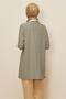 Shirt Collar Plaid Tunic 46125 - 4