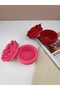 Handmade Pink Rose & Floral Patterned Decorative Box with Lid |   Organizer & Plug-In-1 Piece Pink - 2