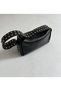 Women's Hand and Shoulder Bag with Strap and Staple Detail - 2