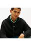 Relaxed Overdyed Flag Hood Men's Black Sweatshirt - 5