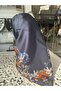 وشاح حريري جينا تيفيل 90*90 سم - أزرق داكن - 2