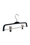 Wooden 8178 Latch Skirt Hanger Black Color 12 Pieces - 2