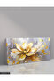 Gold Detailed Flower Single Piece Canvas, Canvas Painting - 2
