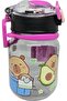 Bunny Transparent Kids Water Bottle with Straw 500ml BPA-Free Plastic, School & Picnic Bottle for To