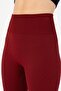Seamless Women's Burgundy Tights - 5