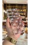 Redmi 13C Compatible Cherry Pattern Transparent Shock-Absorbing Camera Protected Clear Case - 3