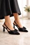 Elegant Bow Detailed Pointed Toe Women's Shoes