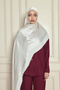 Veine Premium Viscose Shawl – Natural Cracked Texture, Shimmering, Flowy, Stylish and Elegant Posture – Stone Cream – - 5