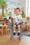 Natural Wooden Rabbit Ear Children's Chair - Mint Green Montessori Children's Room Activity Stool - 7