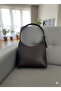 Women's Brown Shoulder Bag Soft Internal and External Textured Quality Workmanship and Soft Faux Leather Handbag - 8