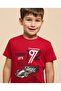 Printed T-Shirt with Crew Neck and Short Sleeves - 5
