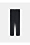 72249 Side Zipper Pipe Leg Trousers-Black - 5