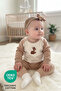 Baby Deer Unisex 2-Piece 100% Cotton Embroidered Two-Thread Bottom and Top Set - 3