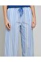 Women Dark Blue Striped Pyjama Set - 8
