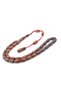 Nael Kaplan Signed Brown Color Filtration Squeeze Amber Prayer Beads - 3