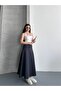 Women's Modal Fabric Elastic Waist Flared Skirt