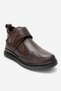 Women's Strappy Ankle Length Casual Shoes Real Leather Gs 0707 Brown - 3