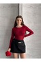 Women's Crew Neck Transparent Blouse - 7