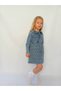 Girl's Pearl Shiny Stone Detailed Holiday Denim Dress - 5