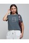 Embellished T-Shirt with Crew Neck and Short Sleeves - 4