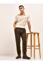 Men's Striped Regular Fit Formal Trouser - 2