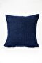 '' Noir'' Textured Plain Decorative Throw Pillow Cover 45X45 cm