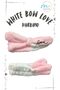 White Bow Love Hairband - 5