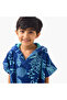 Turtle Print Poncho Towel with Hood - 4