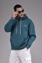 Trend Biz Oversized Pattern Hooded Unisex Hoodie Sweatshirt - 2