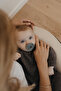 لهاية تشوتشو باللون الرمادي والأزرق للأطفال من عمر 0-6 أشهر فما فوق - 4