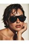 Black Frame Black Glass Retro Pilot Glasses Uv400 Protection