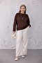 Plus Size Crew Neck Basic Sweatshirt - 2