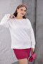 Plus Size Stone Basic Sweatshirt - 7