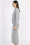 Women's Knitwear Set Turtleneck Buttoned Jacket Long Skirt Bottom Top Knitwear Set - 4