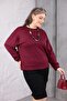 Plus Size Crew Neck Basic Sweatshirt - 6