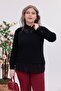 Plus Size Shirt Collar Blouse - 7