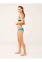 Women's Coral - Neon Green - Turquoise 3-Piece Slip 66288 - 7