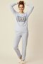 Luxury 100% Cotton Patterned Women's Pajama Set - Soft Textured Premium Comfortable Home Wear Set