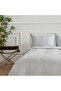 Mertim Home Textile Gray Striped Cotton Satin Single Non-Elastic Bed Sheet Set 160 X 240 - 2