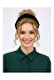 Black Velvet Plump Bun Clip Elastic Hijab Women's Clip