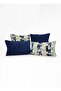 '' Noir'' Collection 4-Piece Premium Textured Decorative Throw Pillow Combination Set - 2
