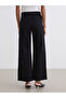 Black Wideleg Women's Jeans - 4