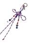 Handmade Multi-Colored Lucky Charm Bag Ornament Keychain - 2