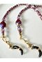 Glasses Chain – Real Crystal Stone – Thinblack ® - 5