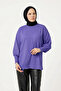 44199 - Stylish Comfortable Rayonelit Women's Long Flowy Slim Knit Sweater with Cross Drawstring Design - 4